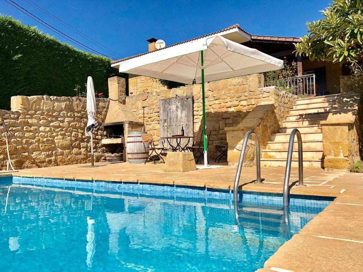 Sagastienea Villa Con Piscina Y Tenis En La Rioja Samaniego Bagian luar foto